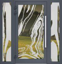 Sandgestrahlte Scheibe – Beispiel 2