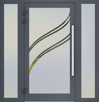 Sandgestrahlte Scheibe – Beispiel 21