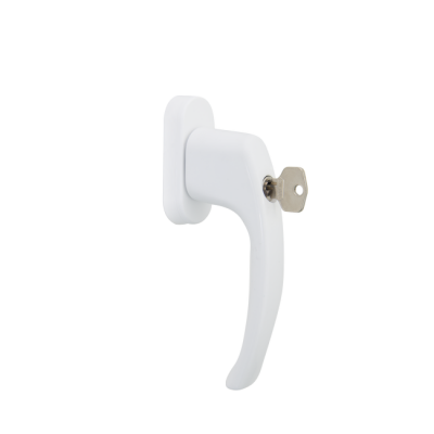 Abschliessbarer fenstergriff (WEISS)