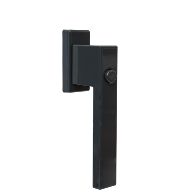 Fenstergriff mit knopf - DUBLIN (BRAUN RAL7016)