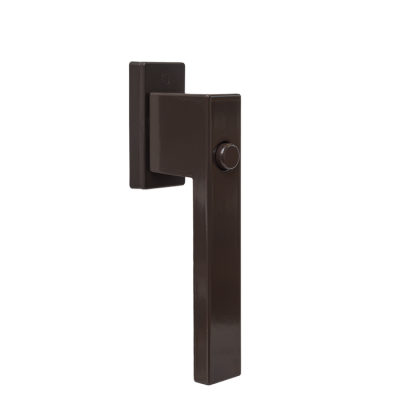 Fenstergriff mit knopf - DUBLIN (BRAUN RAL8019)