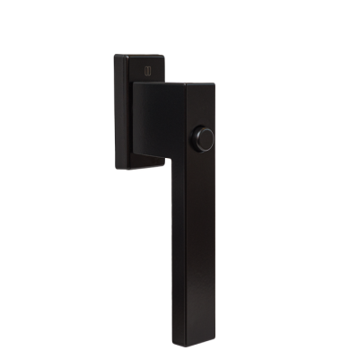 Fenstergriff mit knopf - DUBLIN (BRAUN RAL9005)